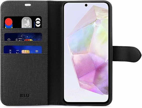 Folio 2-in-1 Case for Galaxy A36 5G/A56 5G in Black by Blu Element