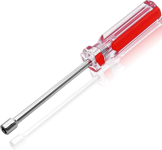 1/4 Inch Hex Nut Driver Socket Wrench Screwdriver 3.7-Inch Shaft