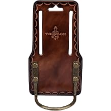 TOURBON Leather Hammer Holder Axe Garden Hand Tools Holster for Carpenters Builders Fits 3" Belt