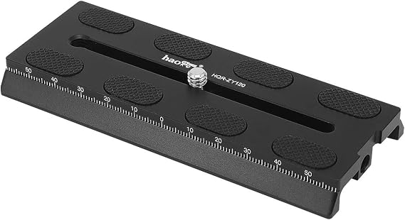 Haoge HQR-ZY120 120mm Camera Mounting Quick Release Plate for ZHIYUN Zhiyun Crane 2, Crane 3 LAB, WEEBILL-S, WEEBILL LAB Handheld Gimbal Stabilizer