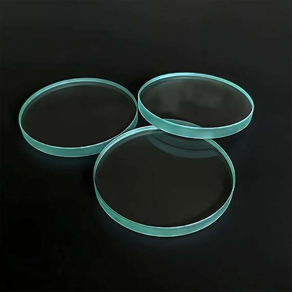 1pc High-Temperature Tempered Sight Glass for Boiler Pipeline -50C to 550C, 10MPa Pressure Resistance(5mm 25mm)