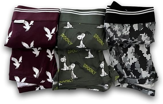American Eagle AEO Mens 3-Pack 6" Ultra-Soft Boxer Briefs MEDIUM Underwear AE