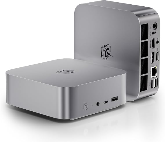 Beelink SER8 Mini PC, AMD Ryzen 7 8745HS(8C/16T, up to 4.9GHz), 16GB DDR5 500GB PCIe4.0 SSD, Desktop Computer 4K@240Hz Triple Display HDMI 2.1+DP2.1+USB4, WiFi 6, BT5.2, 2.5G LAN