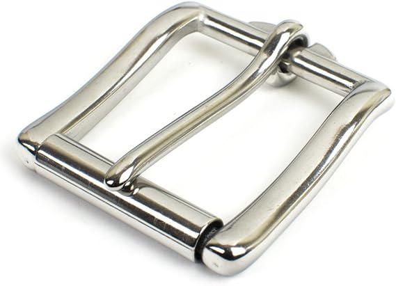 Heavy Duty Stainless Steel Roller Buckle -112 Inch Certified Nickel Safe Belt Buckle with Polished Finish