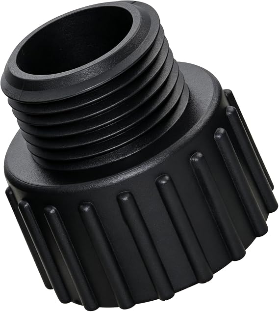 FLUENTPOWER 1" Female NPT to 3/4" Male GHT Pump Adapter, Plastic Fitting for 1" Male NPT Pump Outlet to Female Garden Hose, Pack of 1