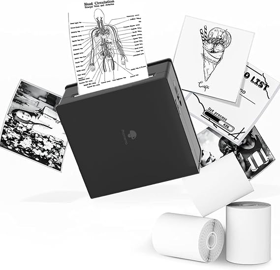 Phomemo Sticker Printer, Inkless Mini Thermal Sticker Printer Machine