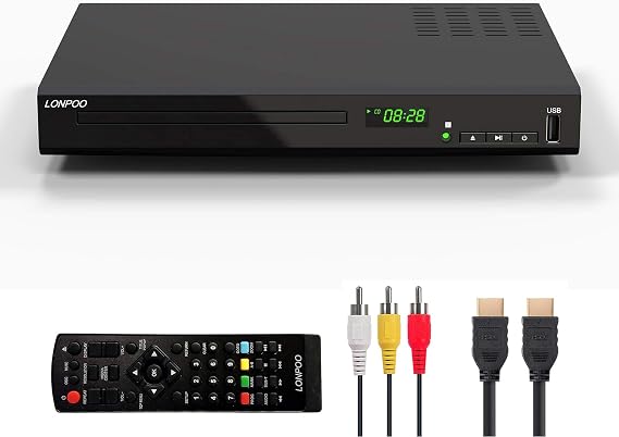 Lonpoo BLU-Ray Region B and DVD Player Multi-Zone for TV, HDMI and AV