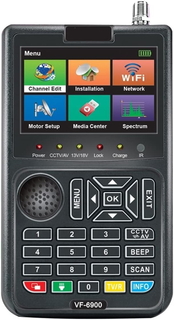 Satellite Finder VF-6900 HD Digital Satellite Finder DVB-SDVB S2Finder Meter 3.5 TFT LCD For Satellite TV Receivervs ST-5150 Stable PerformanceVF-6900