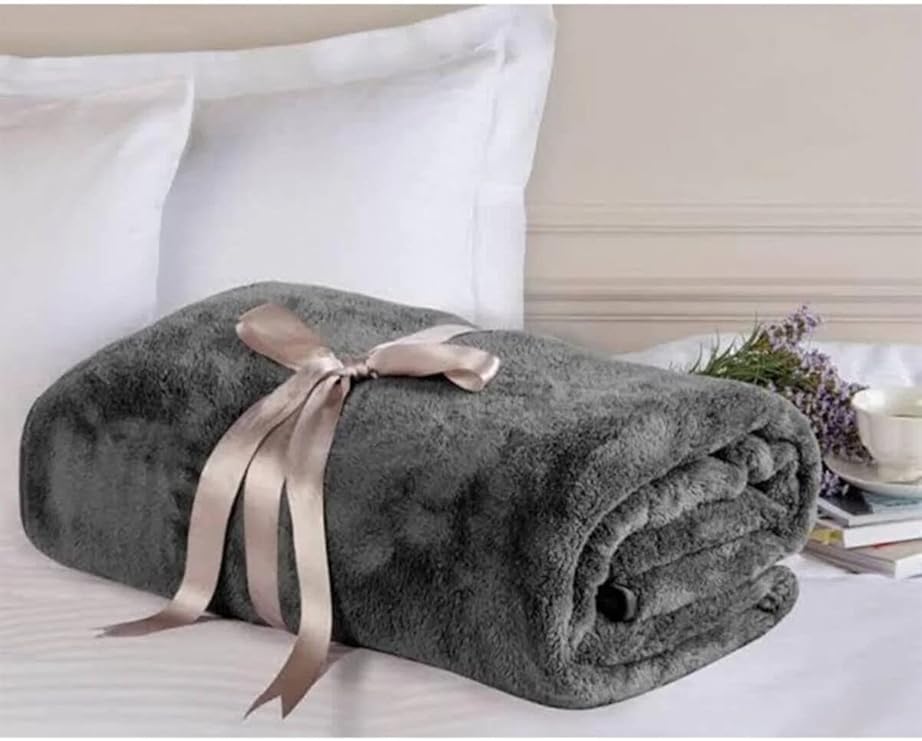 Mulberry Wellsoft Blanket Anthracite Television Blanket Plush Fleece Blanket Single 170 * 230