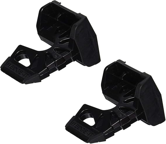Wedge-It - The Ultimate Door Stop - Black - TWO PACK