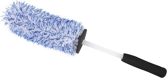 17" Car Wheel Cleaning Brush Tool Tire Washing Clean Alloy Soft Bristle Cleaner