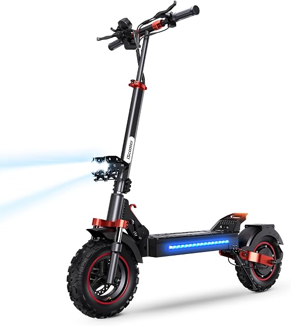 iScooter Electric Scooter for Adults,Off-Road Tires,Dual Suspension&Brakes