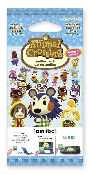 Animal Crossing: Happy Home Designer Amiibo Cards Pack - Series 3 (Nintendo 3DS)