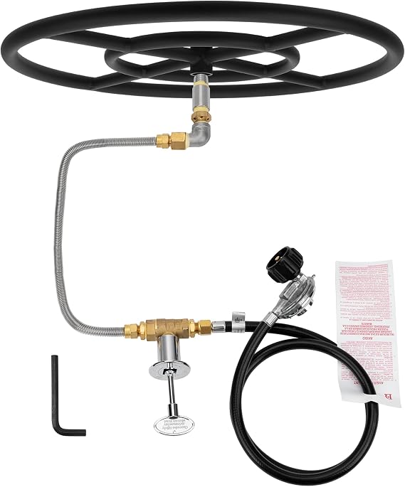 Stanbroil LP Propane Gas Fire Pit Burner Ring Installation Kit