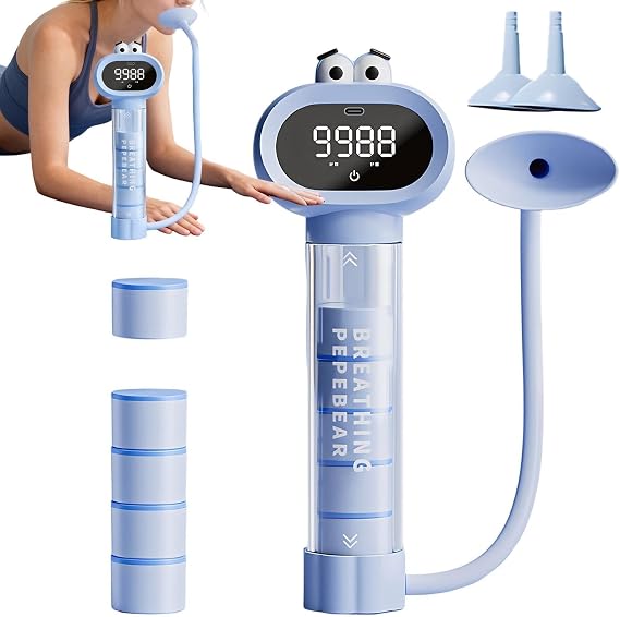 Breath Exercise Device Spirometer Abdominal Exerciser