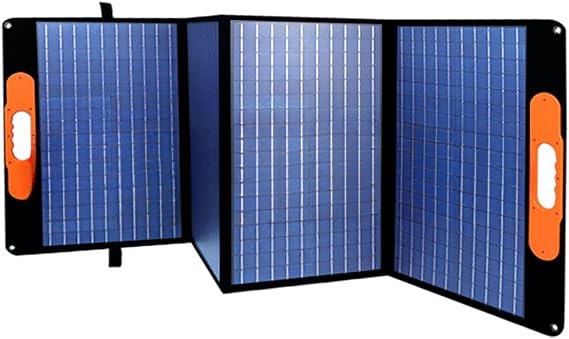 Monocrystalline Folding Solar Panel Portable Charging Panel Lightweight and PortableEasy to OperateEfficient Charging Suitable for Outdoor Camping, Travel Emergency, Outdoor Enthusiasts (400W)