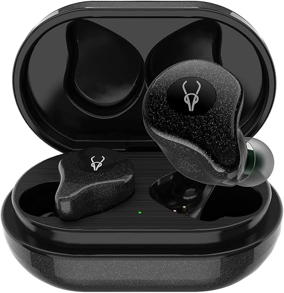 True Wireless Earbuds, Sabbat E16 Bluetooth 5.2 Headphones with Immersive HiFi Stereo Sound, APTX Deep Bass CVC8.1 Noise Cancelling Built-in Mic TWS Ear buds Headset with Game Mode Wireless Charging