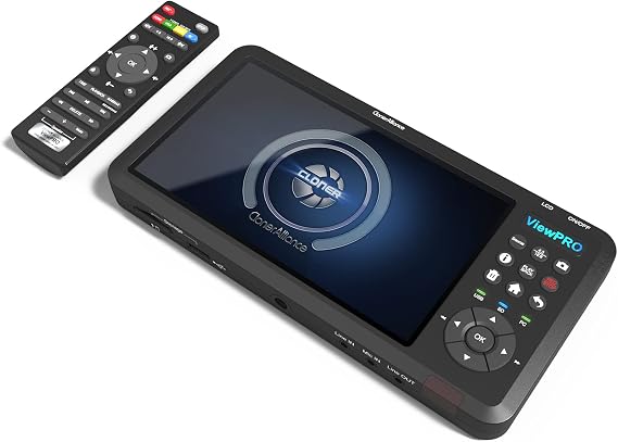 ClonerAlliance ViewPro tragbarer HDMI-Videorecorder mit 1080p bei 60 fps und Wiedergabe mit 7-Zoll-LCD AV/VGA/YPbPr-Eingängen. Aufzeichnung planen. Kein Fernseher erforderlich.