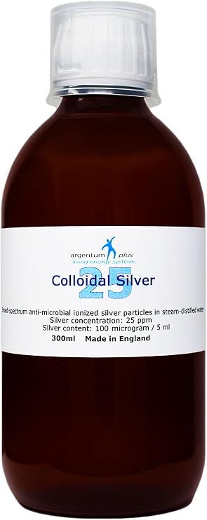 Colloidal Silver 25 ppm, 300 ml