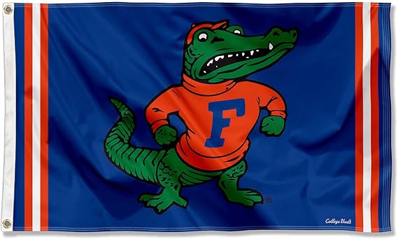 College Flags & Banners Co. Florida Gators Vintage Retro Throwback 3x5 Banner Flag