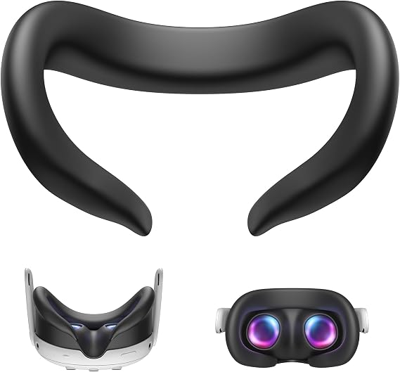 KIWI design F3 Face Pad Only for Quest 3(Not 3S), Silicone Sweatproof Cover | Soft & Skin-Friendly Face Pad Fits Quest 3 (Not 3S), Offers a Secure and Comfortable Fit for Long VR Sessions, Easy to Clean