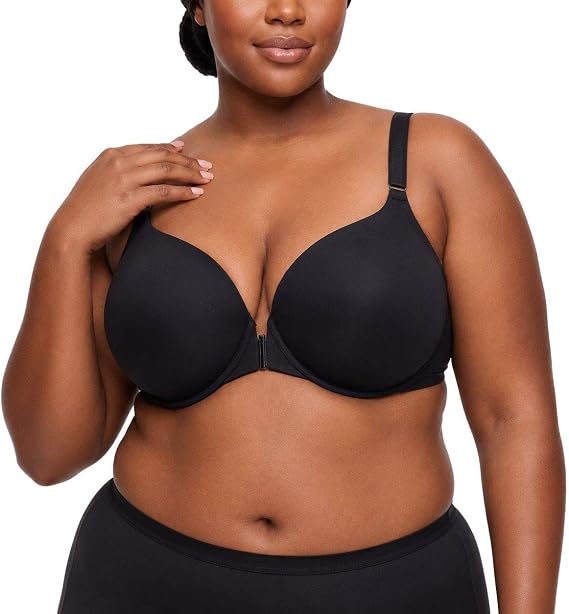 Torrid Women's Plus Size Perfect Coverage Lightly-Lined Smooth Front-Close Bra