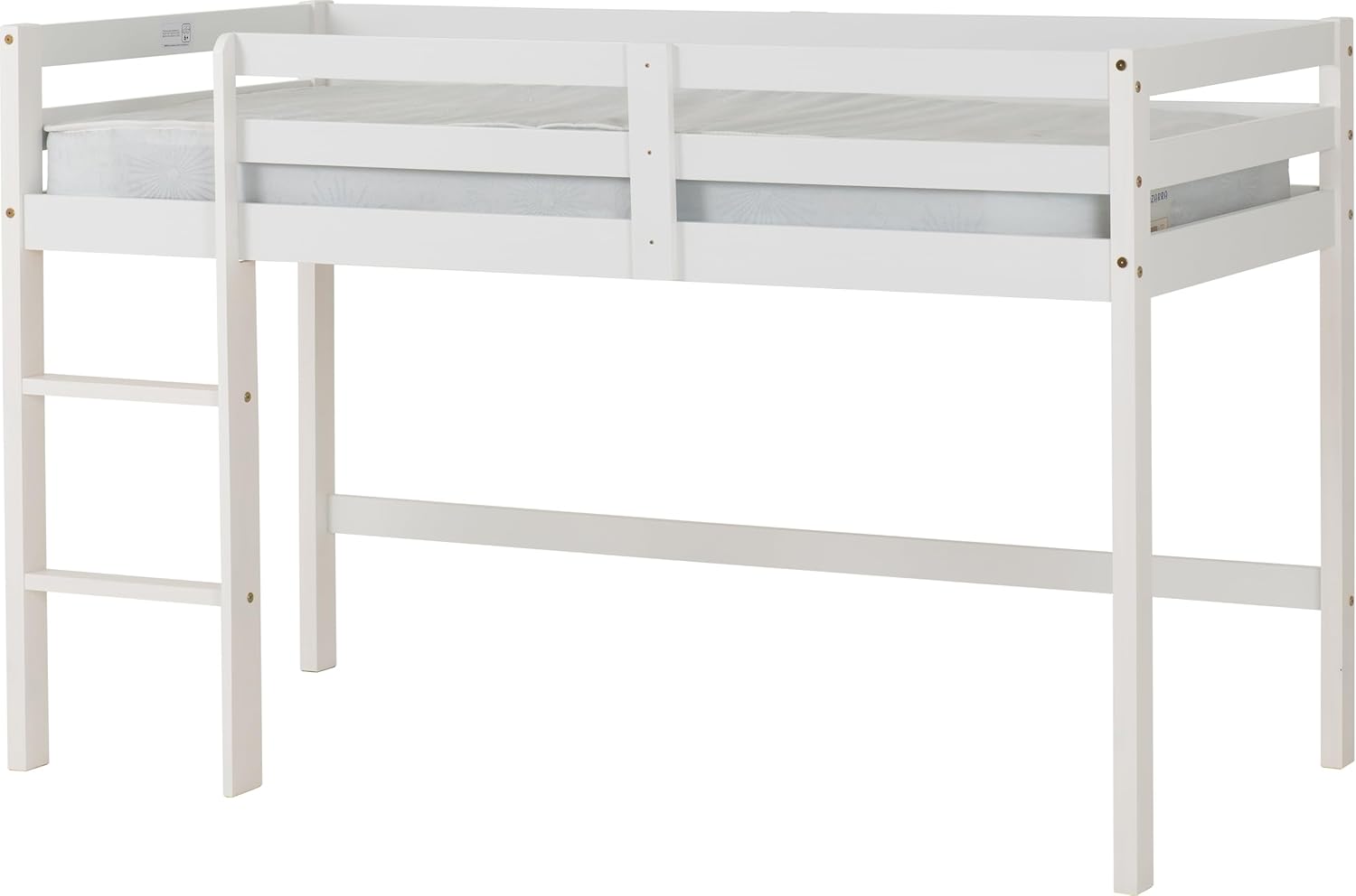 Seconique Panama Mid Sleeper, Wood, White