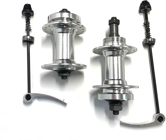 Bike Wheel Part Bicycle hub, Bike Hub 36 Hole, Quick Release,Alum,One Pair,100mm x135mm Front Width and Rear Width