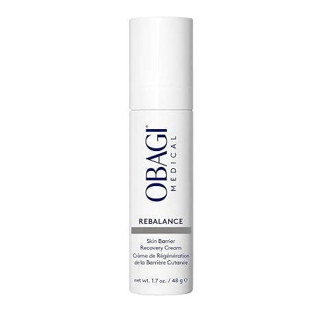 Obagi Rebalance Skin Barrier Recovery Cream Soothing Probiotic Moisturizer Reduces Redness with Ceramides and Niacinamide Suitable for Sensitive Skin with Eczema, Rosacea or Acne 1.7 oz