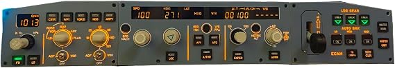 Simulator A320 FCU CUBE Driving Mode Flight Control;Simulated Flight FCU+EFIS+Customized Lighting Frequency Mode+Landing Gear Mode Support For X-Plane MSFS2020 (FCU CUBE+EFIS +Landing Gear Mode)