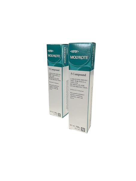 Molykote 5 Silicone Compound Gray 5.5 oz (2-Pack)