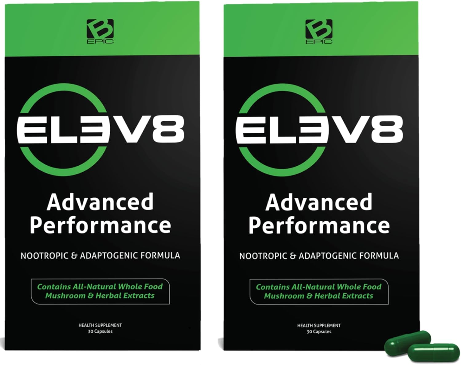 ELEV8 Advanced Performance Supplement - 60-Day Supply 60 Capsules | Unlock Ancient Medicinal Secrets for Optimal Health and Functioning Packaging May Vary