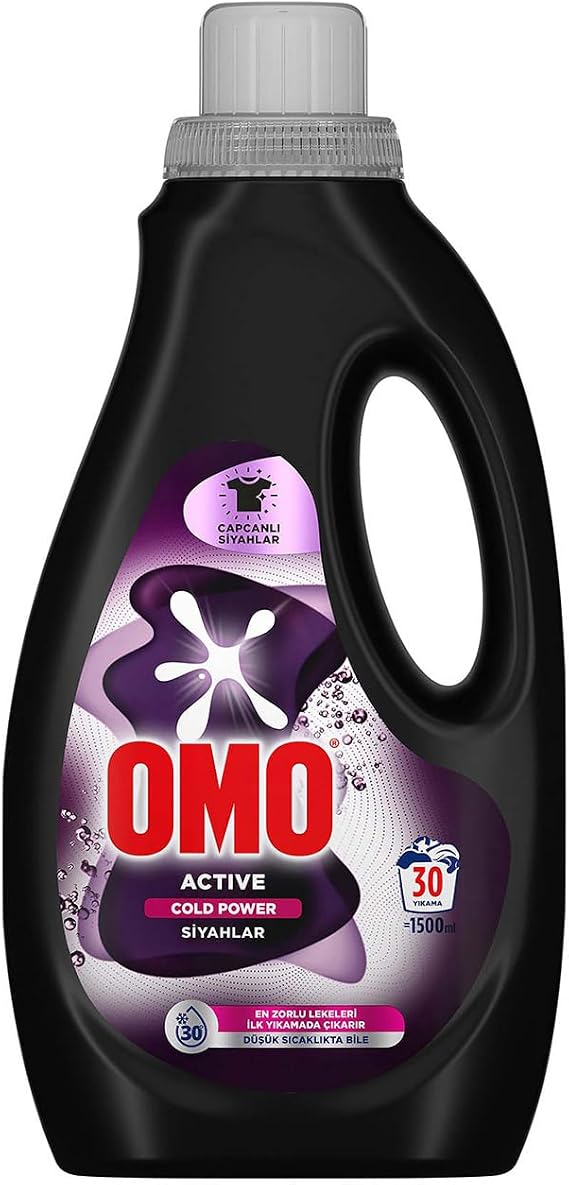 OMO Active Cold Power Siyahlar İçin Sıvı Deterjan 1500 ml