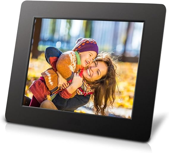 Sungale PF803 8" Digital Photo Frame, Hi-Resolution, Transitional Effects, slideshow, Interval time Adjust, More Black
