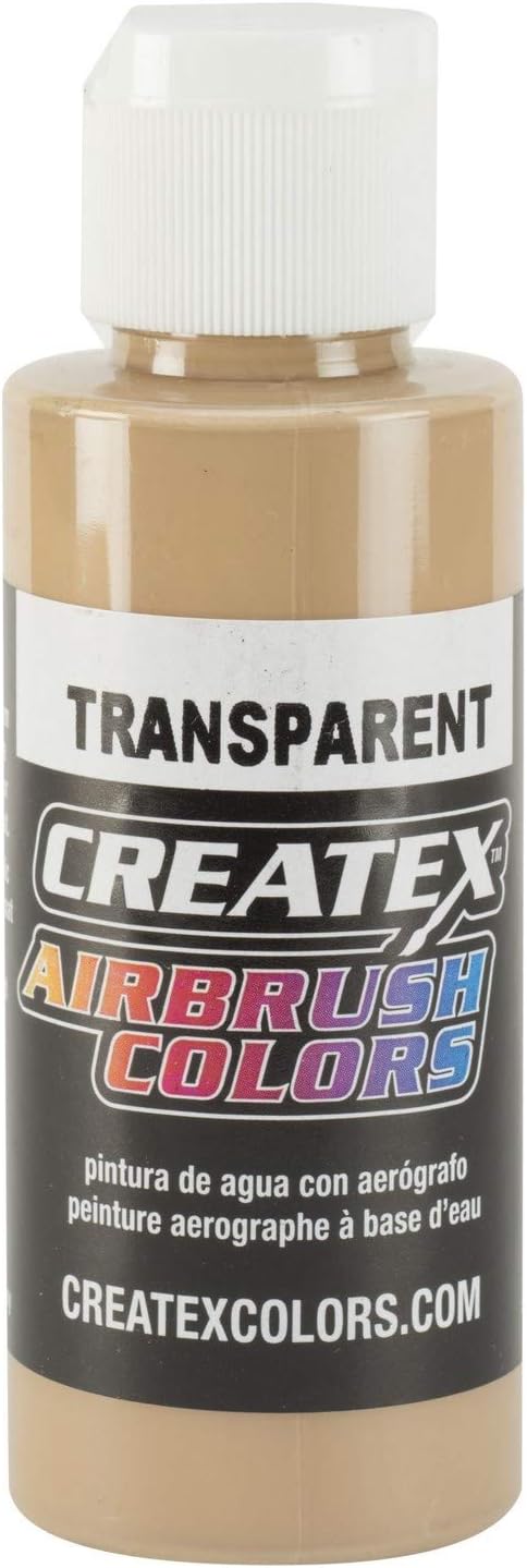 Createx Airbrush Paint, Transparent Sand, 4 oz (5126-04)