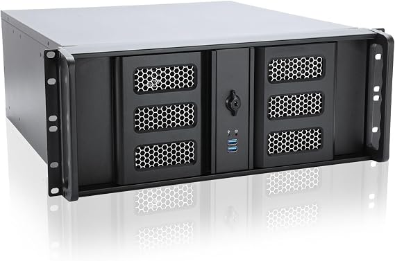 RackChoice 4U Rackmount Server Chassis with 3x5.25 Front Bays+7x3.5 +3x2.5 Drive Bays