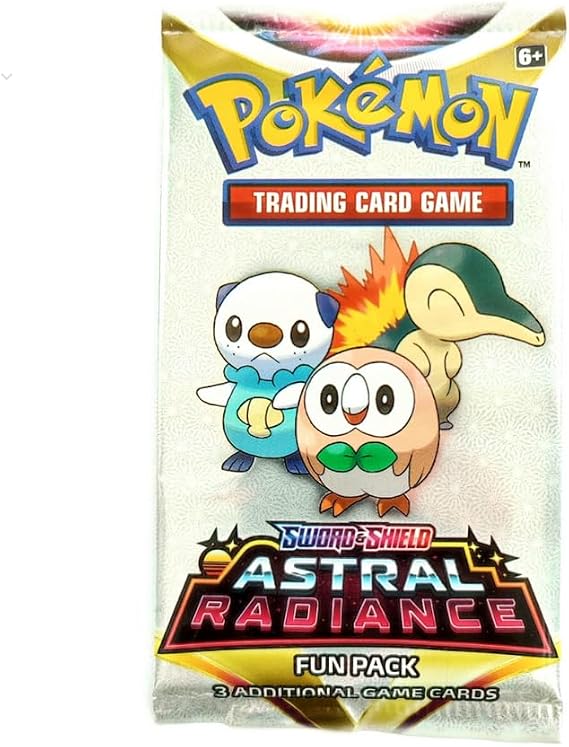 Pokemon TCG: Sword & Shield - Astral Radiance Fun Pack (1 Booster Pack, 3 Pieces)