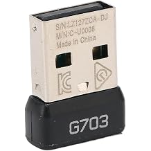 USB Mouse Receiver, Portable Mouse Adapter for G703 for LIGHTSPEED Wireless Mouse with 2.4G Technology, Replace Broken Receiver, Easy to Use