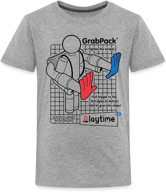 Poppy Playtime - GrabPack Schematic T-Shirt (Kids)