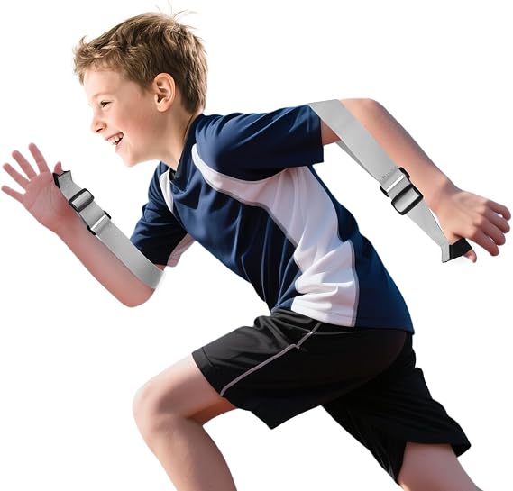 Arm Swing Trainer for Youth, Adjustable Nylon Running Arms position for 90 Degrees