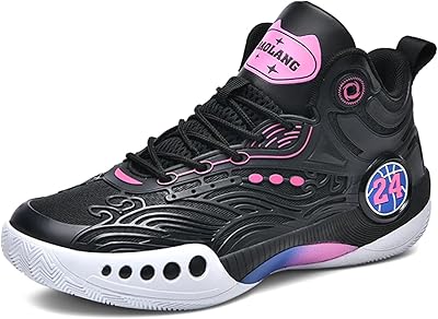 Mens Basketball Shoes for Women Breathable Non Slip Fashionable Comfortable Training Shoes Outdoor Sneakers