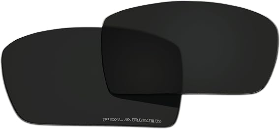 COODY Polarized Replacement Sunglasses Lenses for Oakley Gascan with UV Protection(Black)