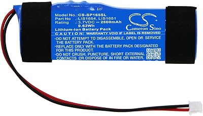 FITHOOD Battery Replacement for CECH-ZCM2U CECH-ZCM2E PlayStation PS4 Move Motion Co LIS1651 LIS1654 2600mAh3.7V