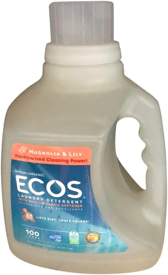 EARTH FRIENDLY PRODUCTS PL988804 Laundry Detergent, 100-Ounce, Mag