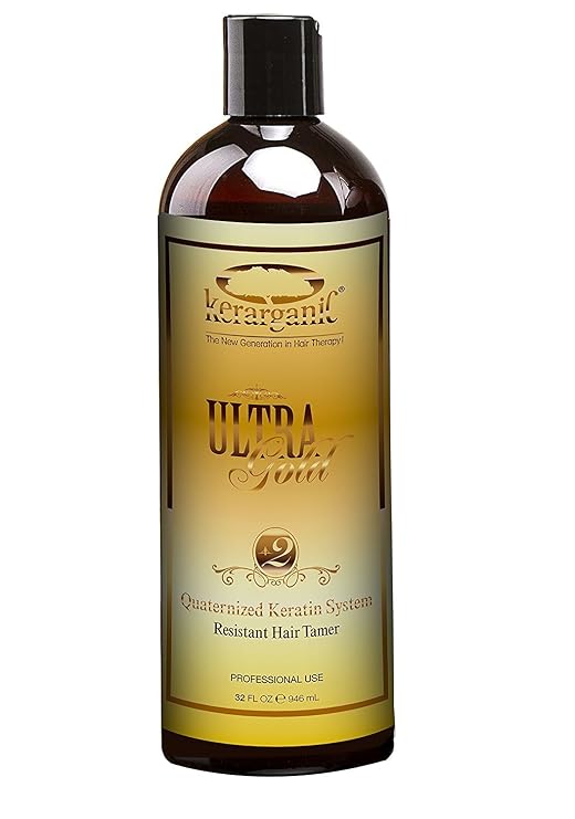 Kerarganic Ultra Gold Quaternized Keratin System 32 oz