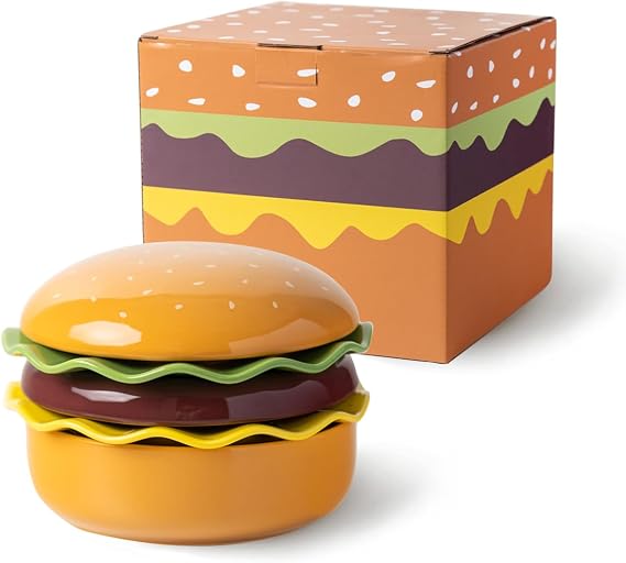 Ceramic Bowls & Plates Sets, Cute Hamburg Style 5-Pieces