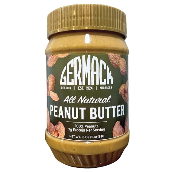 Germack - Nut Butter - All Natural Peanut Butter (16oz Jar)