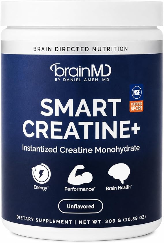 BrainMD Smart Creatine Brain Support Supplement, 60 Servings | Advanced Formula