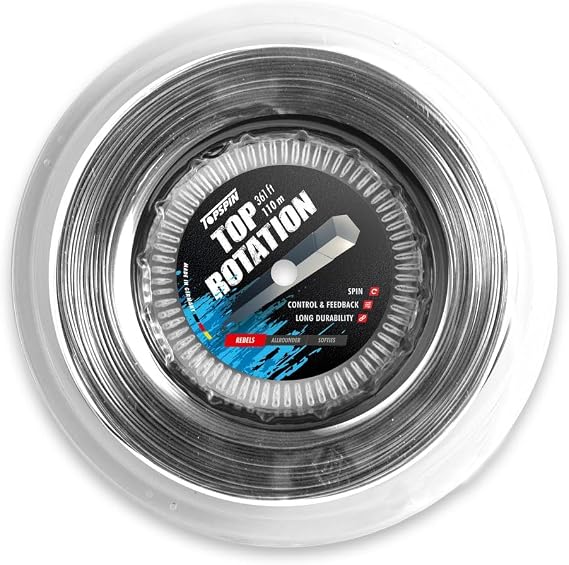 Topspin Top Rotation Tennis String 110 m 'Unyielding Killer' Tennis String for Spin and Power
