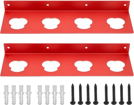 Huthbrother 2-Pack Battery Holder W/Screws for 12V Battery Holder, Wall Mount for 12V Batteries